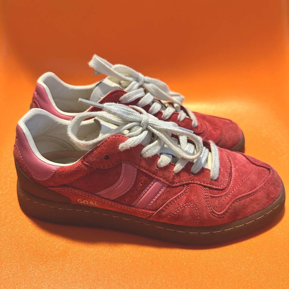 Pink/Red Coolway Goal Sneakers